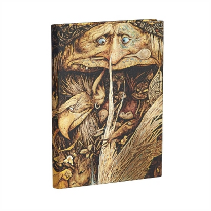 Mischievous Creatures Midi Lined Hardcover Journal (Elastic Band Closure)