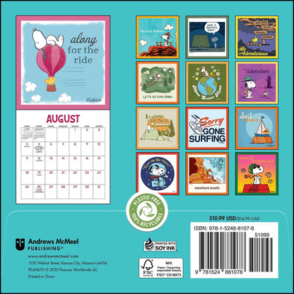 Peanuts 2024 Mini Wall Calendar