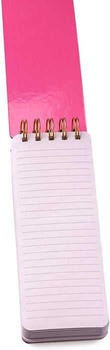 Spiral Lists Pink Notes