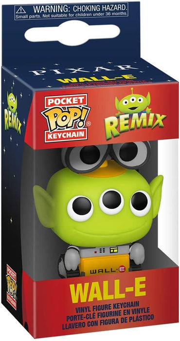 Funko 48357 POP Keychain: Pixar-Alien as Wall-E Other License Collectible Toy, Multicolour