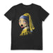 VINCENT TRINIDAD (KAWAII WITH A PEARL EARRING) BLACK UNISEX T-SHIRT SMALL