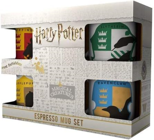 GB eye Harry Potter House Pride Set of 4 Espresso Mugs
