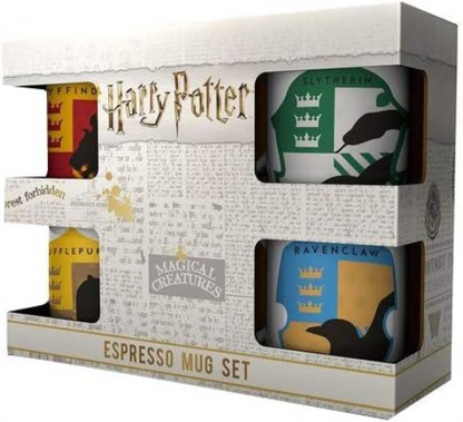 GB eye Harry Potter House Pride Set of 4 Espresso Mugs