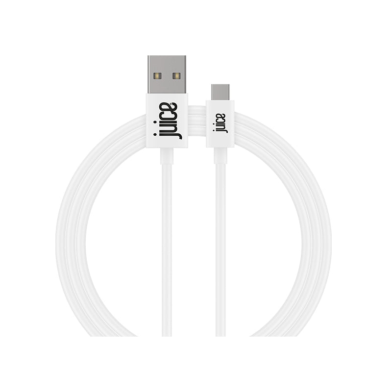 Juice JUI-CABLE-TYPEC-1M-RND-WHT USB cable USB 3.2 Gen 1 (3.1 Gen 1) USB A USB C White
