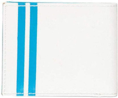 Captain Tsubasa Tsubasa 10 Logo Bi-Fold Wallet, Male, White/Blue (Mw846864Cts)