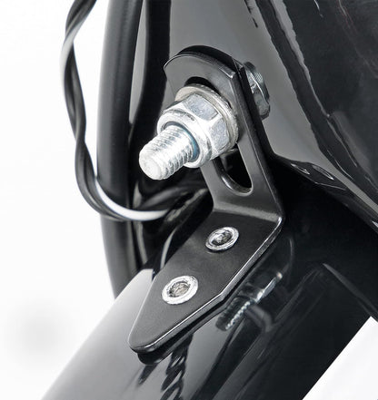 SKS GERMANY BLUEMELS Basic Schutzblech-Set 20"-29" (Fahrrad-Spritzschutz in verschiedenen Größen, aus Kunststoff/Aluminium, inkl. Streben-Sicherheitssystem, Made in Germany) 65mm Black