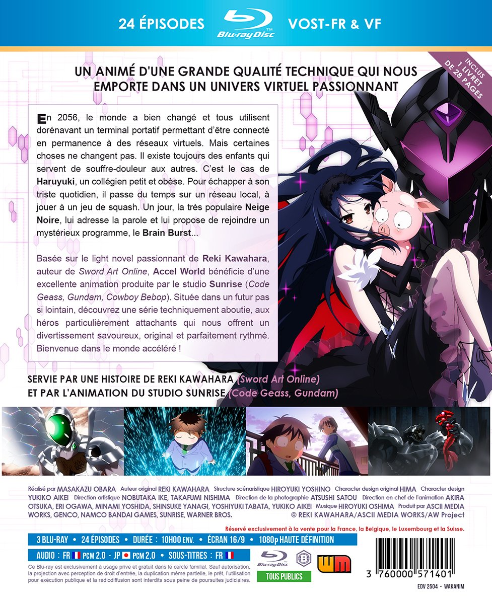 Accel World - Intégrale - Edition Saphir  + Livret