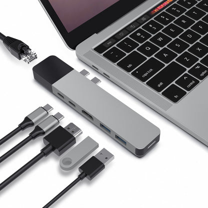 HYPER GN28N-GRAY notebook dock/port replicator Wired Grey