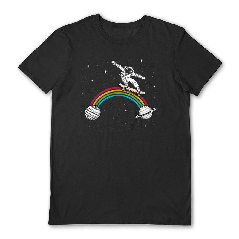 SPACEY GRACEY (SPACE SKATER BOY) BLACK UNISEX T-SHIRT