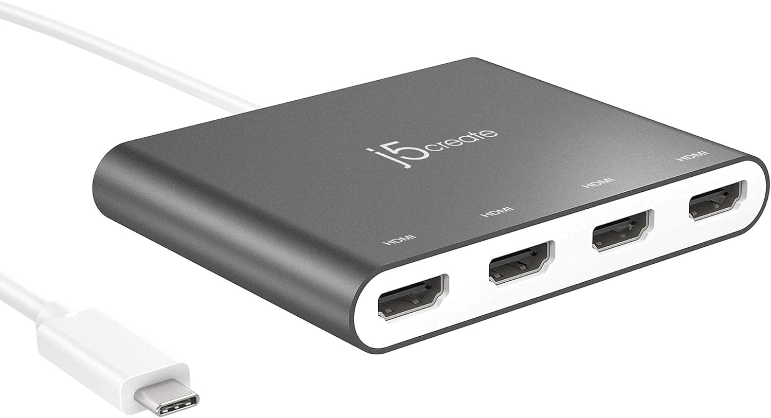 j5create USB-C™ to 4-Port HDMI™ Multi-Monitor Adapter