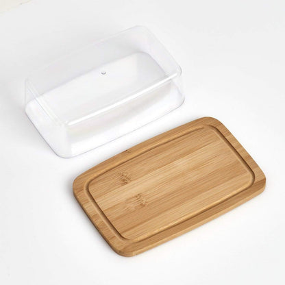 Zeller Butterdose 6,0 cm hoch transparent