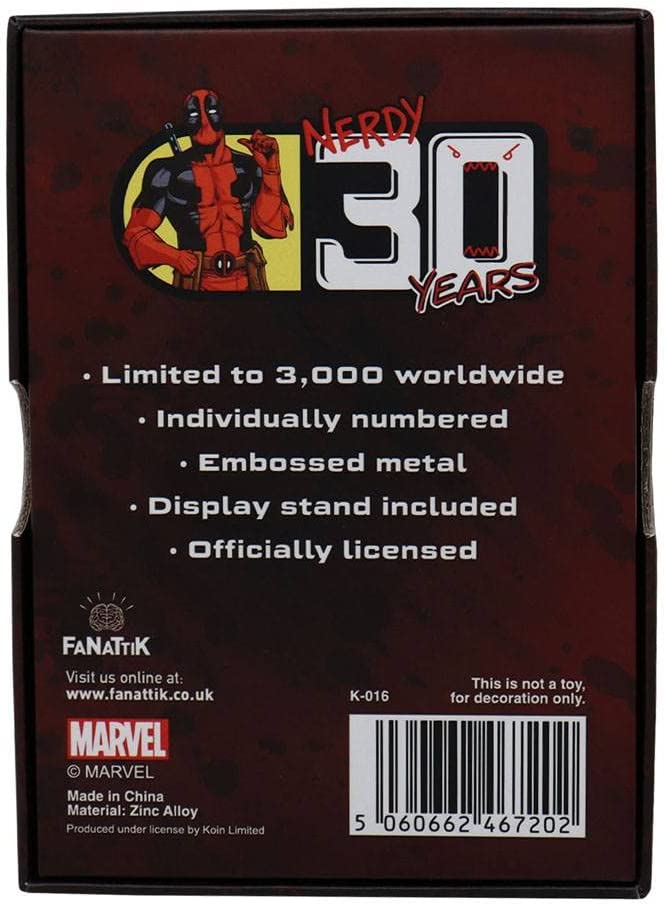 Deadpool Anniversary Ingot (PS4)