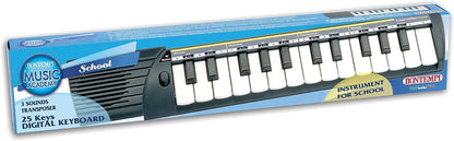 Bontempi 15 2500 - Tastiera 25 Tasti Passo Medio (Do-Do), 3 Suoni,Polifonia 2 Note, Controllo Volume
