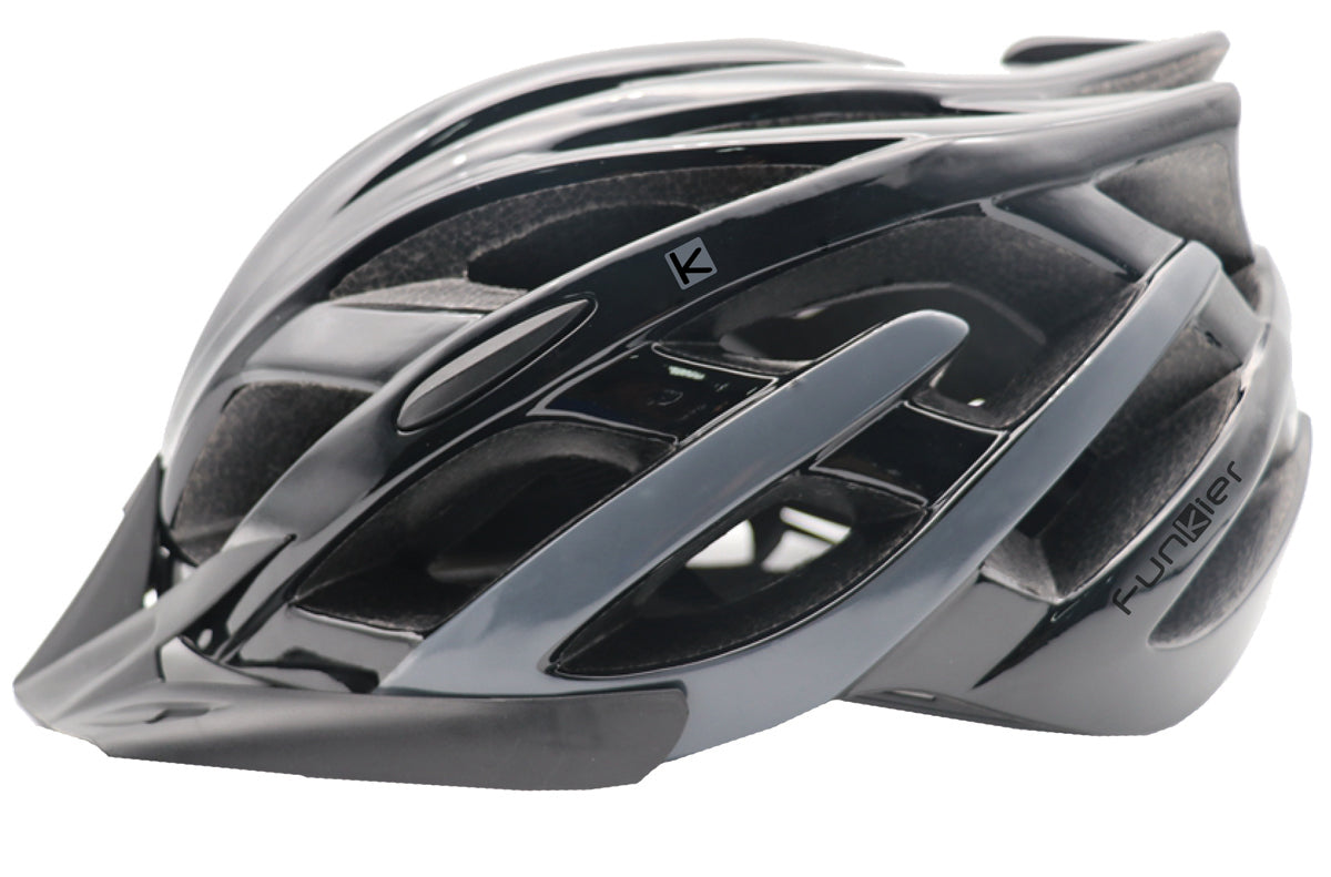 Funkier F-365 Leisure Inmold Helmet in Black/Black - Medium (54-58cm)