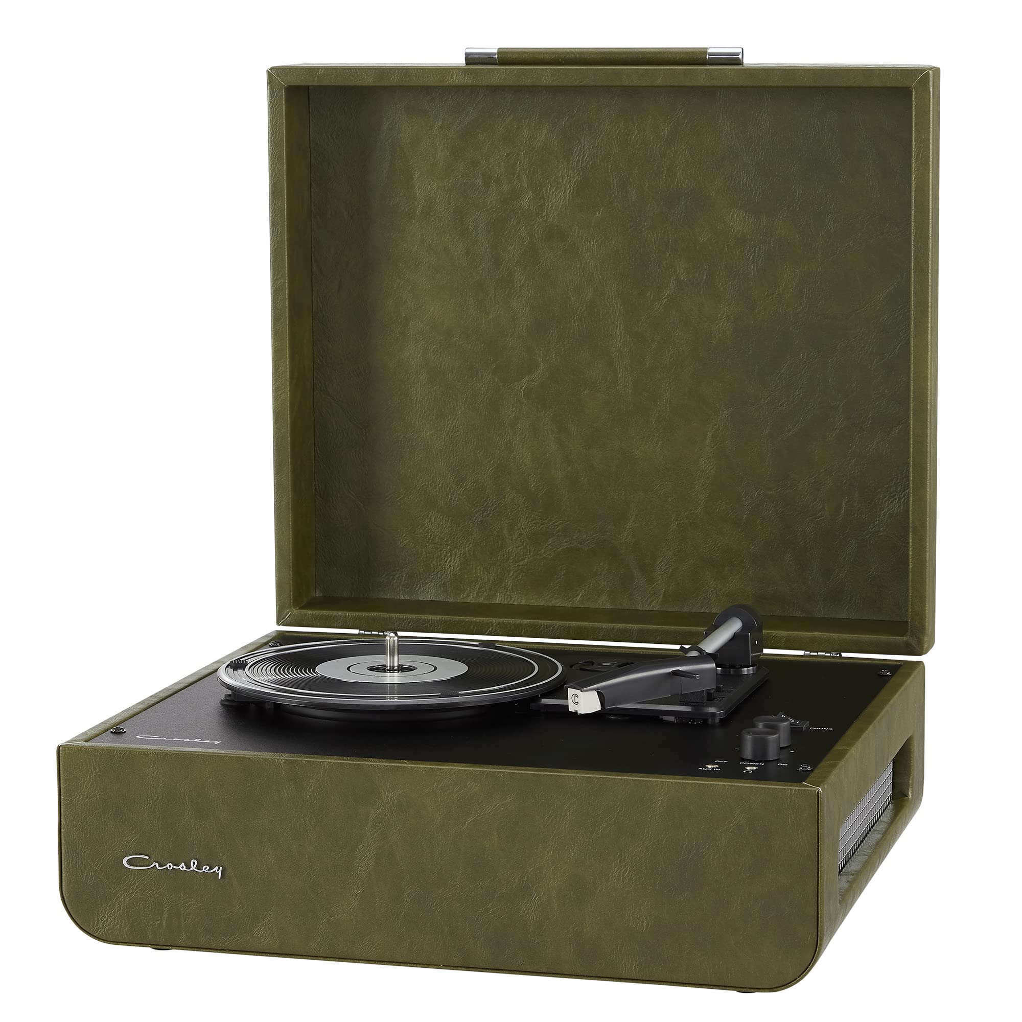 Crosley Mercury - Green Croc - Golden Hardware + Np15 + Bluetooth