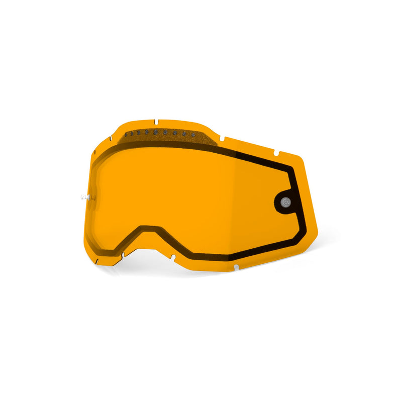 100% Racecraft 2 / Accuri 2 / Strata 2 Dual Pane Vented Lens - Persimmon
