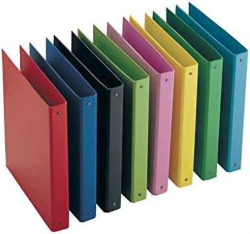 Favorit 100500009 Binder with 4 Rings 15 x 21 cm Blue