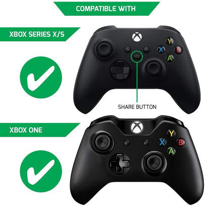 Venom Twin High Capacity Rechargeable Battery Pack Black for Xbox Series X/S & One - Black 1100mAh (Black)