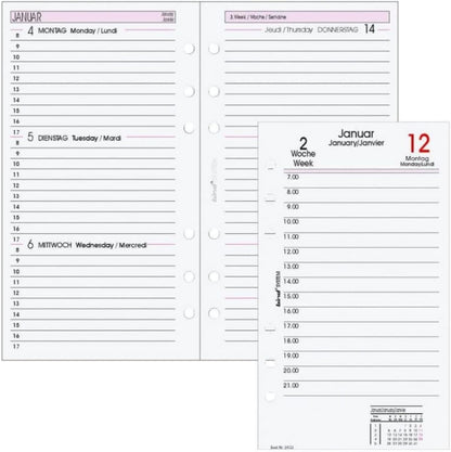 bind Calendar insert 2023 DIN approx. A6 - 1 day / 1 page