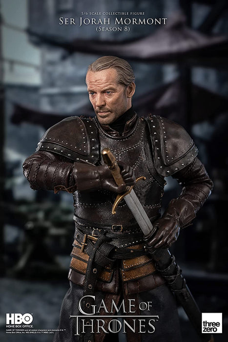 ThreeZero Game of Thrones: Ser Jorah Mormont (Season 8) 1:6 Scale Collectible Figure, Multicolor