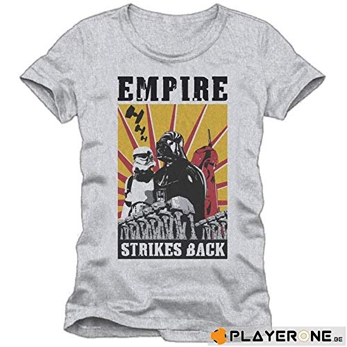 STAR WARS - T-Shirt Empire Strike Back Grey (XL)