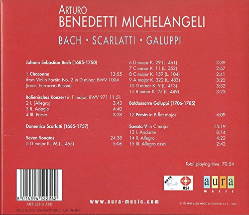 Piano Works (Arturo Benedetti Michelangeli)