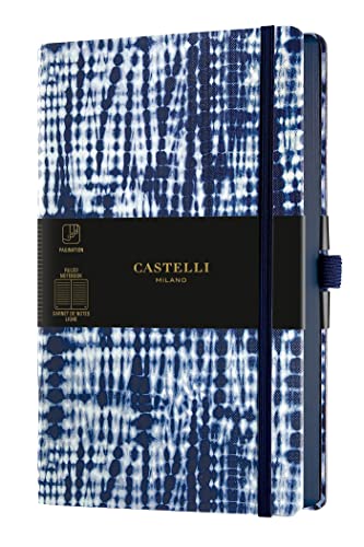Castelli Notitieboek A5 - Milano - Shibori Medium - Ontworpen En Gemaakt In Italië - 240 Pagina`S - Gelinieerd - Leeslin