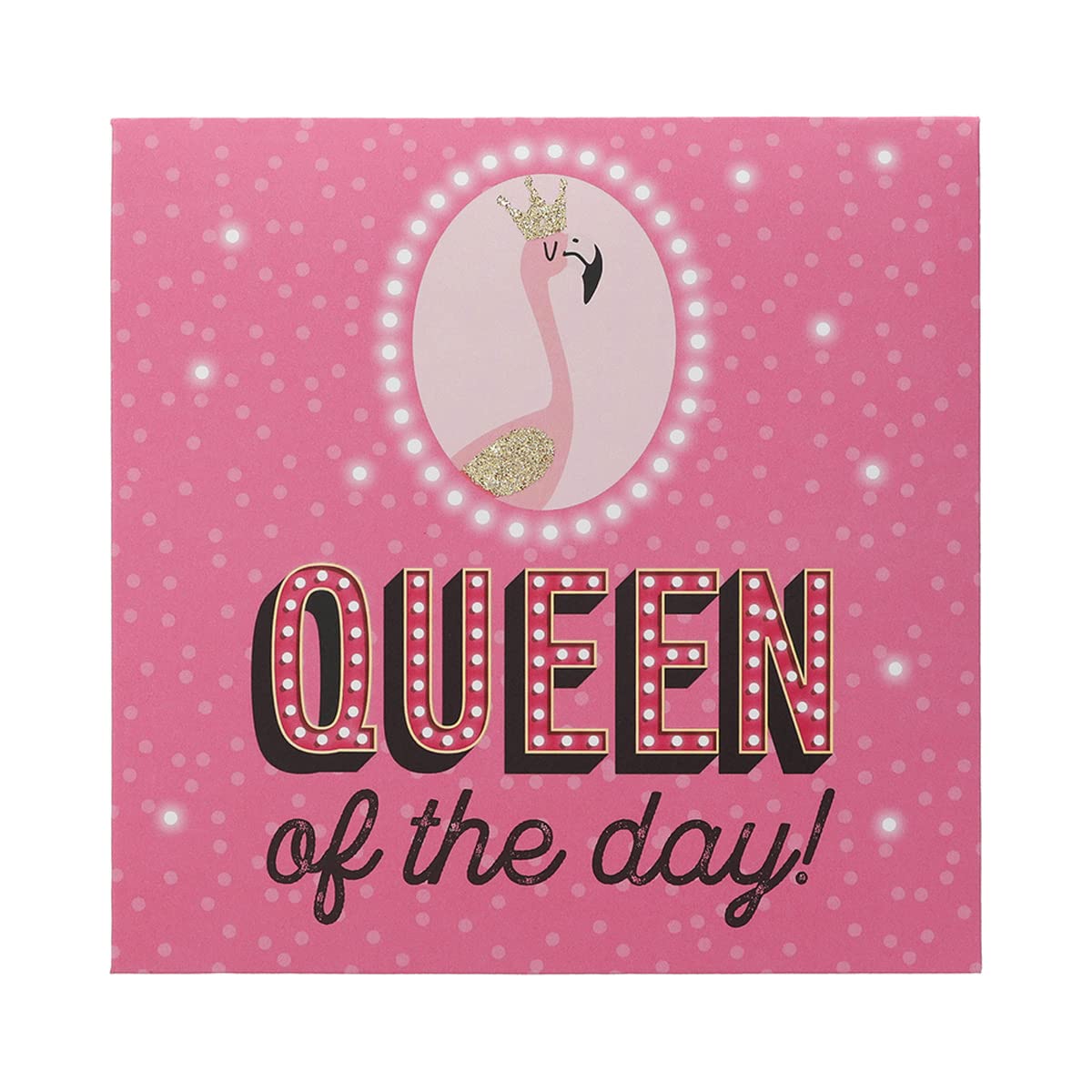 Depesche 0011694-030 Pop-Up Birthday Card Folding Card with Music, Light Elements and an Original Saying, Birthday Card with Envelope, Format 15.5 x 15.5 cm