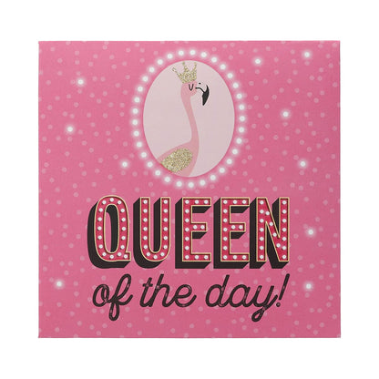 Depesche 0011694-030 Pop-Up Birthday Card Folding Card with Music, Light Elements and an Original Saying, Birthday Card with Envelope, Format 15.5 x 15.5 cm