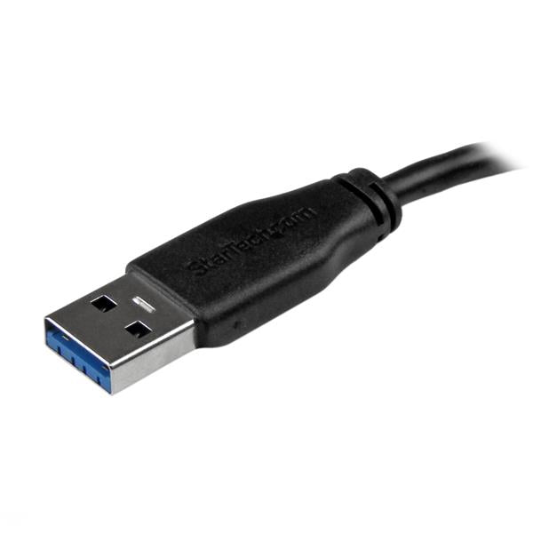 StarTech.com Slim Micro USB 3.0 Cable - M/M - 1m (3ft)