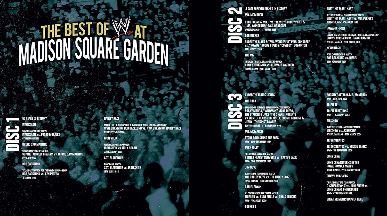 WWE: The Best Of WWE At Madison Square Garden