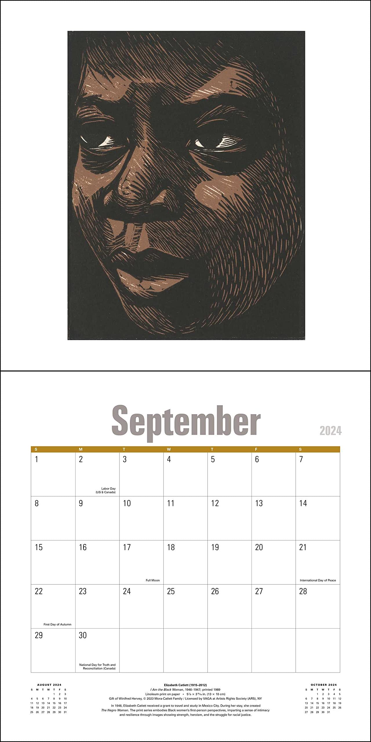 National Museum of African American History and Culture 2024 Wall Calendar