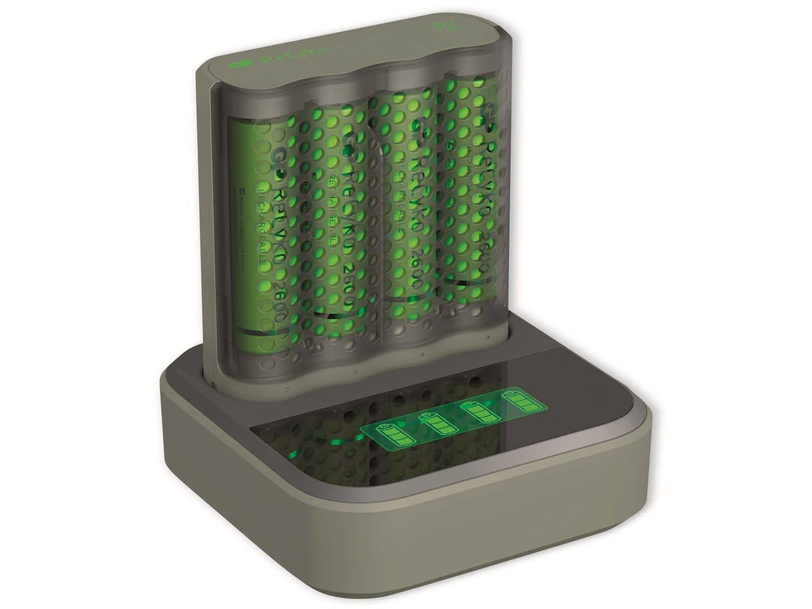GP ReCyko USB-Akku-Ladegerat mit Docking Station