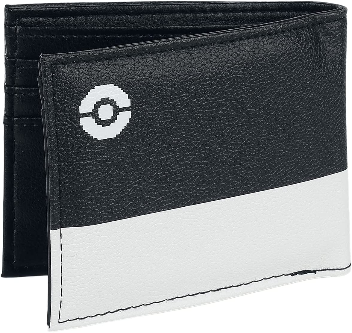 Pokémon Wallet Pixel Evolution Logo Official Black Bifold One Size black