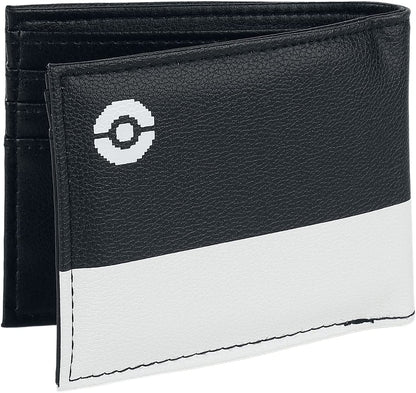 Pokémon Wallet Pixel Evolution Logo Official Black Bifold One Size black