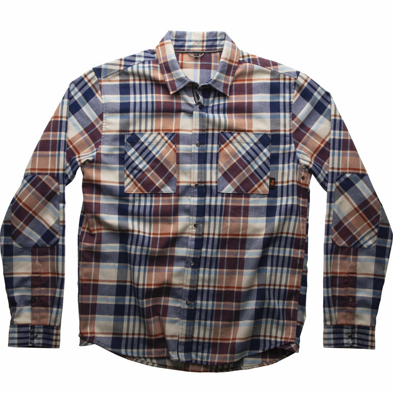 Fox Everyday Long Sleeve Flannel Shirt Orange / Blue / Tan XL