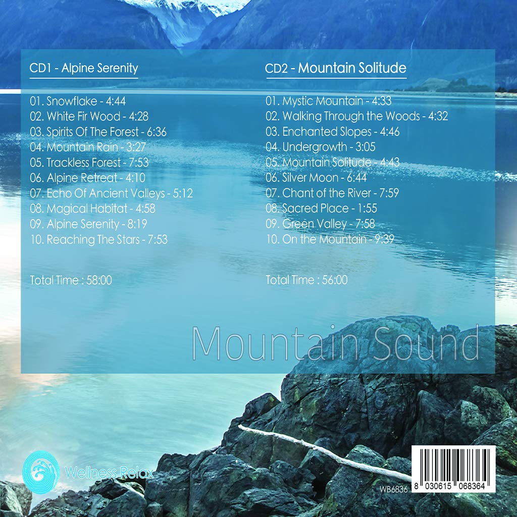 Mountain Sound Musica Di Relax e Suoni Della Natura Cd Doppio Wellness relax