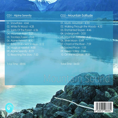 Mountain Sound Musica Di Relax e Suoni Della Natura Cd Doppio Wellness relax