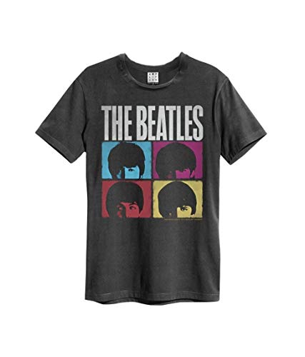 BEATLES - Beatles Hard Days Night Amplified Vintage Charcoal X Large T Shirt