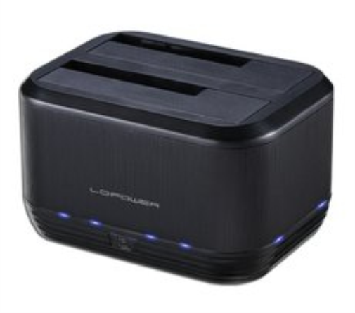 LC-Power LC-DOCK-U3-III storage drive docking station USB 3.2 Gen 1 (3.1 Gen 1) Type micro-B Black