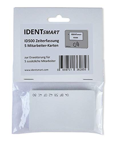 5 IDENTsmart Stempelkarten