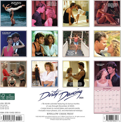 Dirty Dancing 2024 12 X 12 Wall Calendar