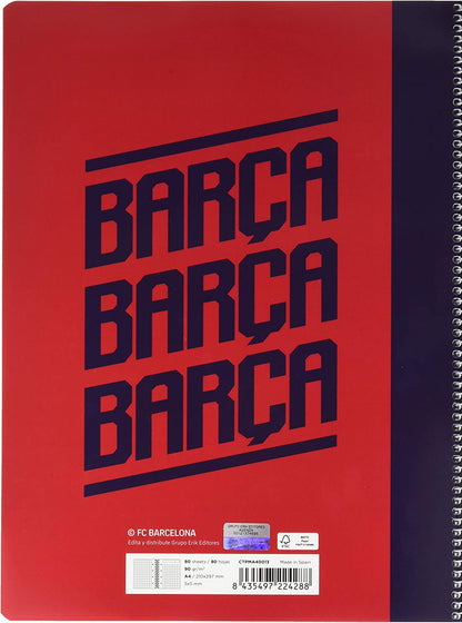 Fc Barcelona Total Fans (Quaderno Copertina Polipropilene A4)