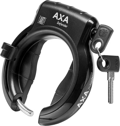 Axa Unisex - Adult Defender with RL 100 Bicycle Lock - Black, One Size