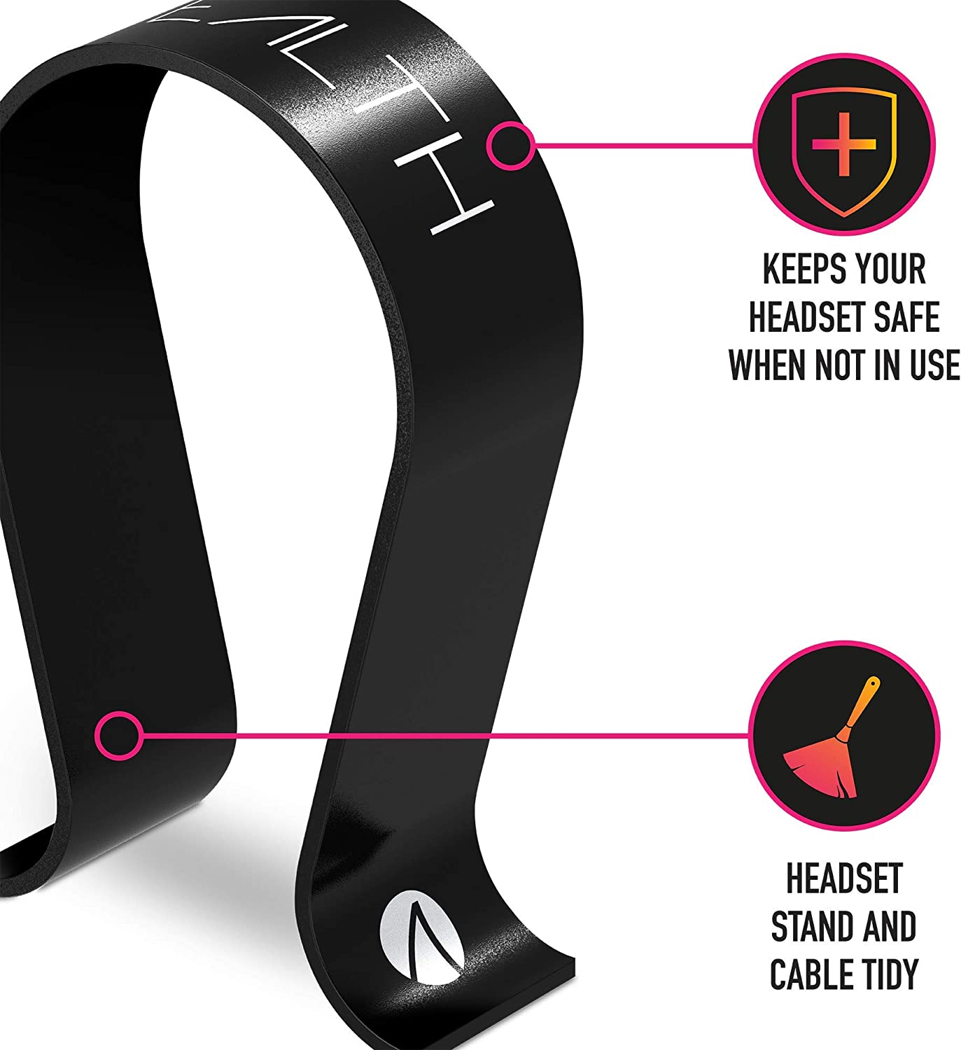 MF HEADSET STAND BLACK