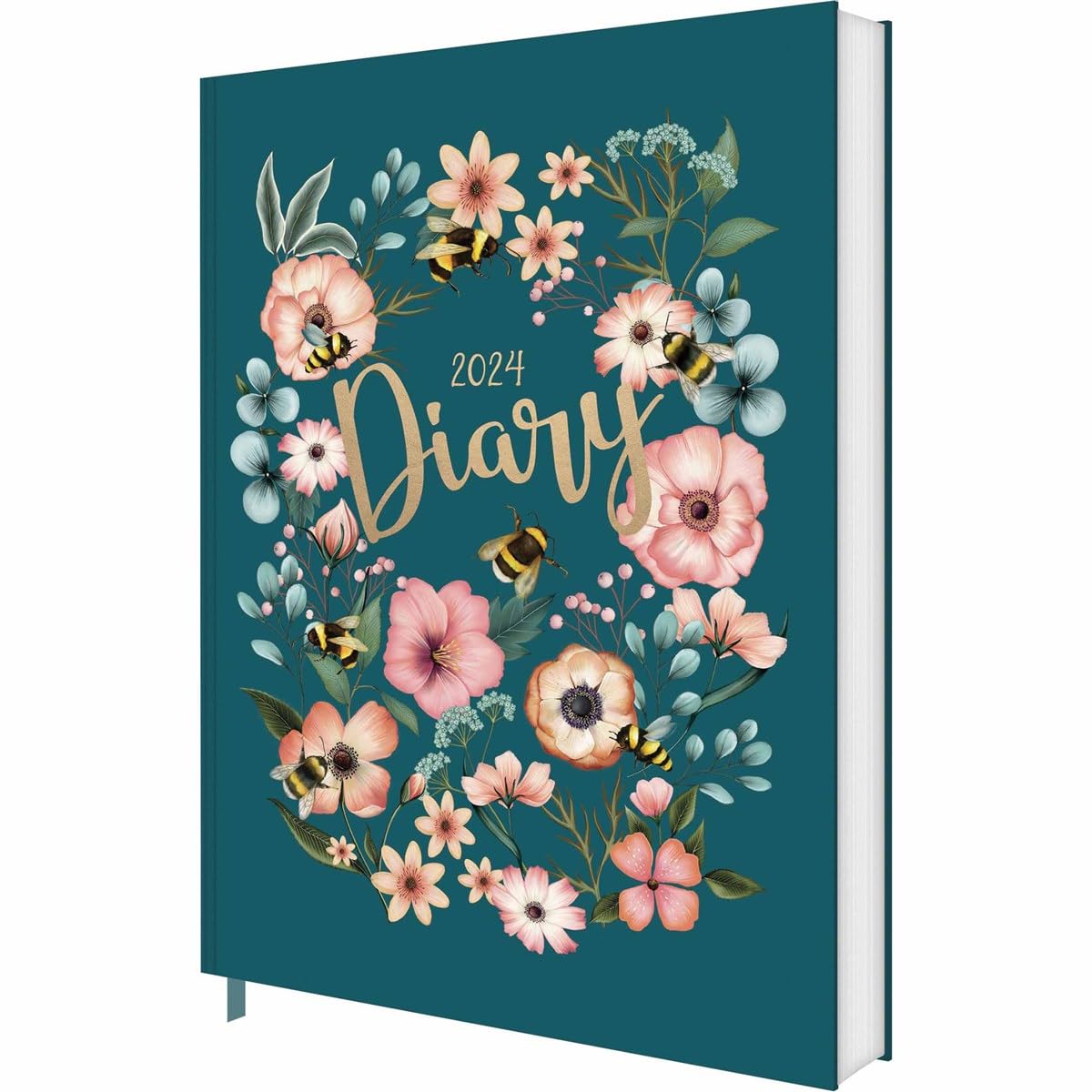2024 Fashion Diary Floral Bee A5 Diary