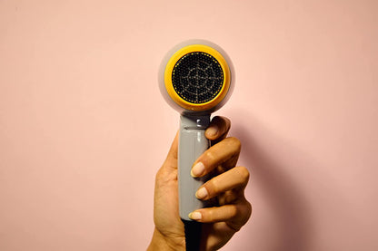 Nicky Clarke - Nicky Clarke NTD101 1200W Travel Hair Dryers with 2 Heat Settings Grey Black and Yellow