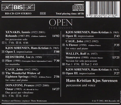 Open: Percussion (Sorensen)