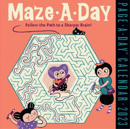 Maze-A-Day Page-A-Day Calendar 2023