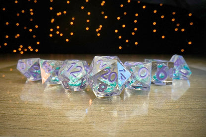 Disco Vibes: Individual D20 Elixir Liquid Core Dice